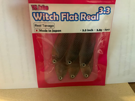 🎣 YG.Labo Witch Flat Real 3.3" – Color #02 Real Tanago