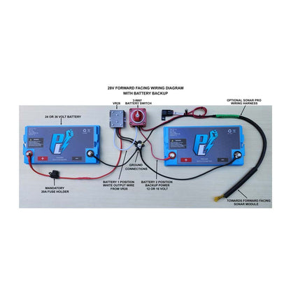 28V Forward Facing Sonar Converter