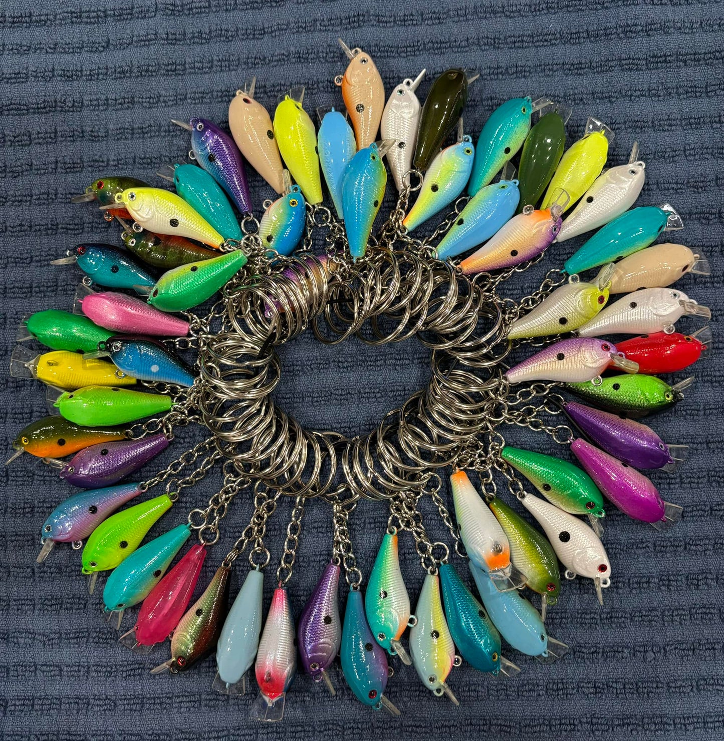 Custom Painted Lure Keychains 🎣🔑