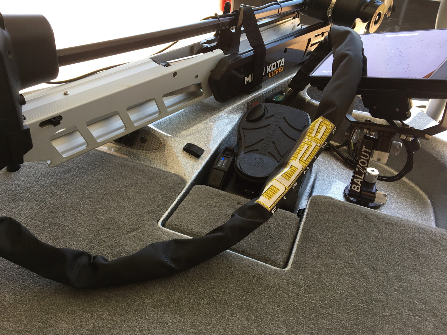 Trolling Motor Cable Management Sleeve Wrap