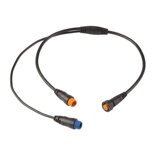 Y-cable (12pin transducer + 8-pin transducer to 12 pin Sounder)