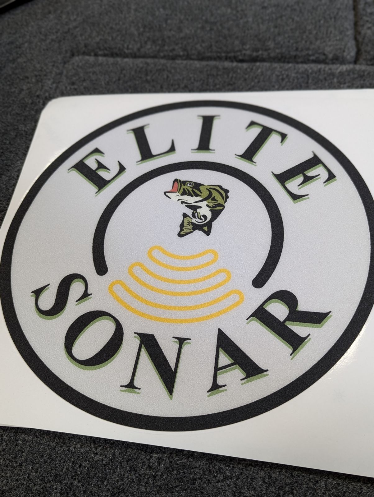 Sonar Carpet Decal