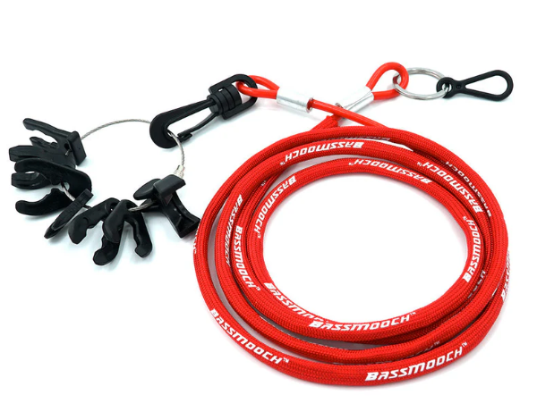 BassMooch: Comfort No-Coil Kill Switch Safety Lanyard