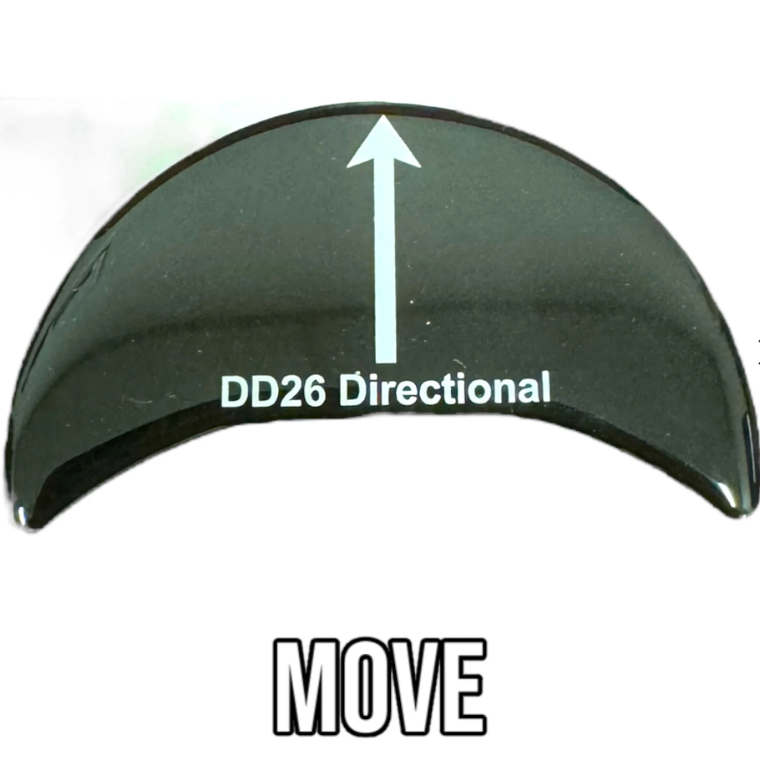 DD26 Directional Indicator Decal for your Trolling motor and Transducer