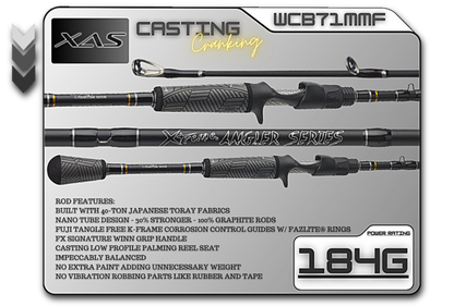 WCB71MMF 7'1" Medium Mod-Fast **Cranking**