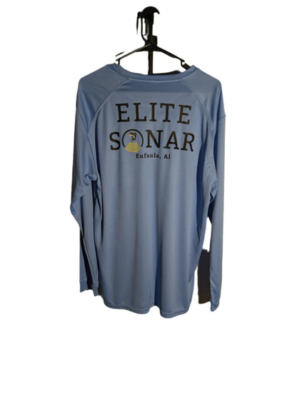 Elite Sonar Long-Sleeve Blue Shirt