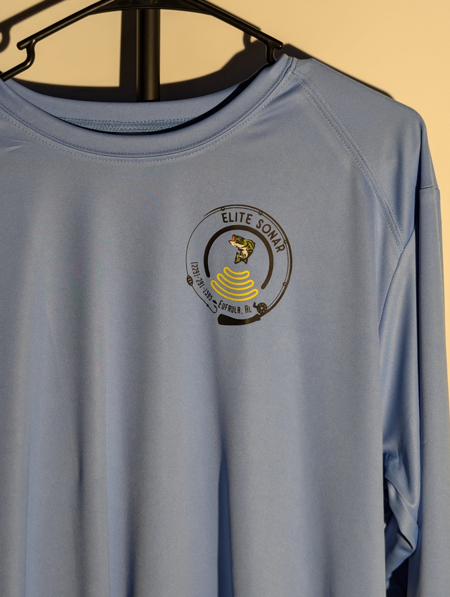 Elite Sonar Long-Sleeve Blue Shirt