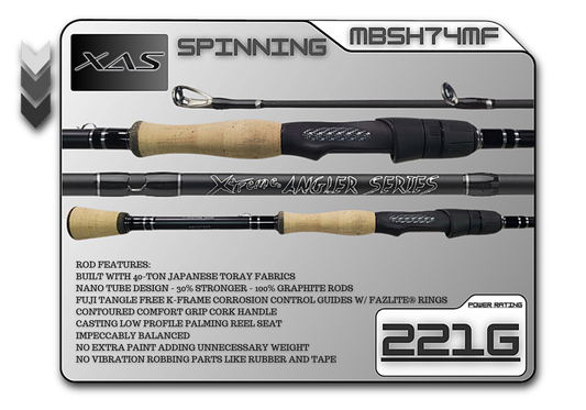 MBSH74MF 7'4" Medium Fast **CORK**