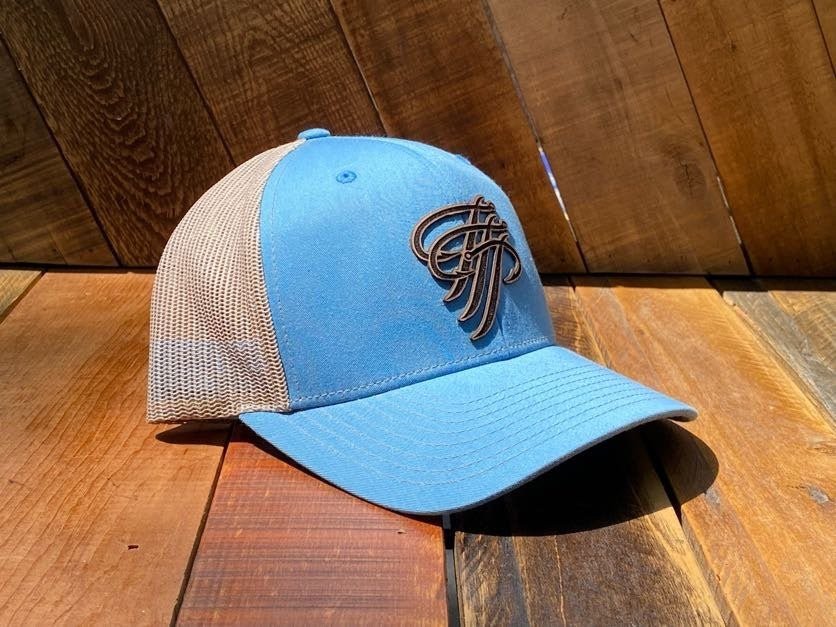 TTP Columbia Blue/ Khaki / Leather Cut Out